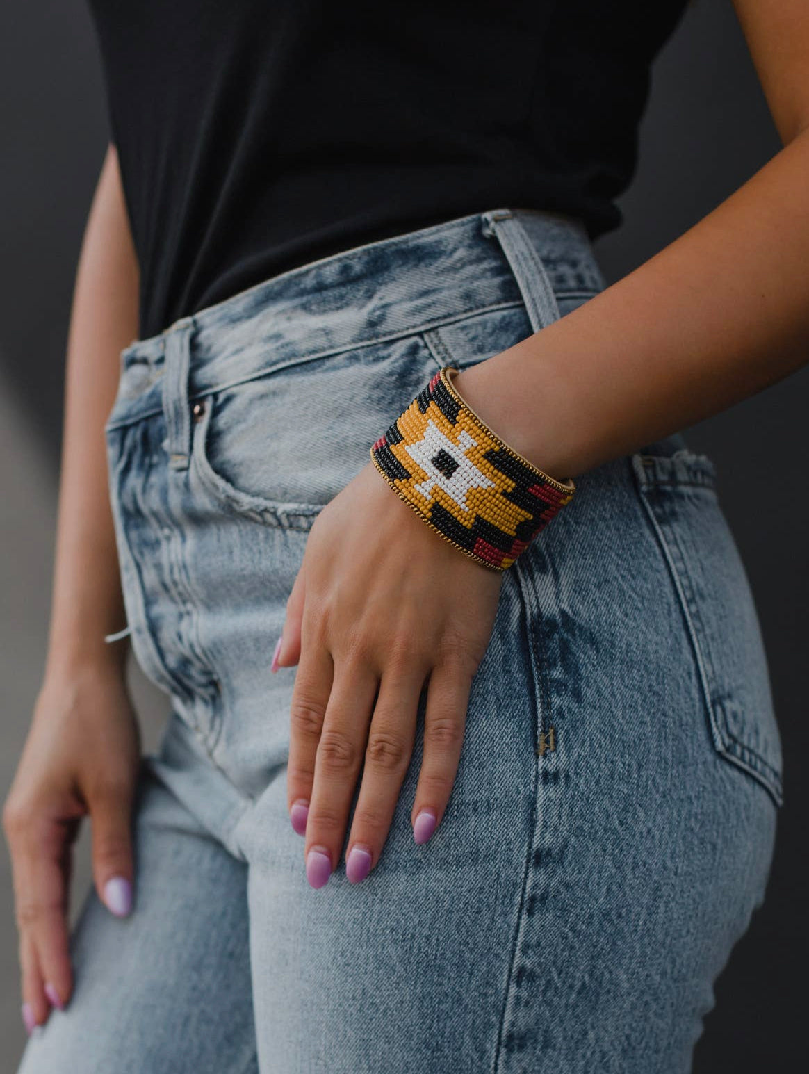 Beaded Cuff Bracelet