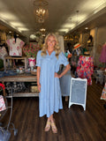 Gingham Midi Dress