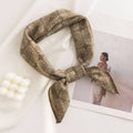 Vintage Print Square Scarf