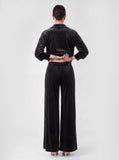 Velvet High Rise Wide Leg Pants