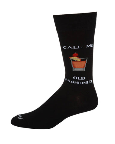 Old Fashioned Mens Bamboo Crew Sock