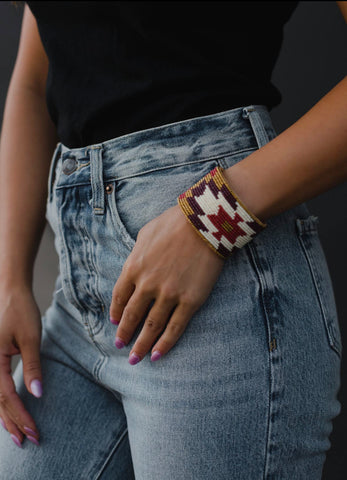 Beaded Cuff Bracelet