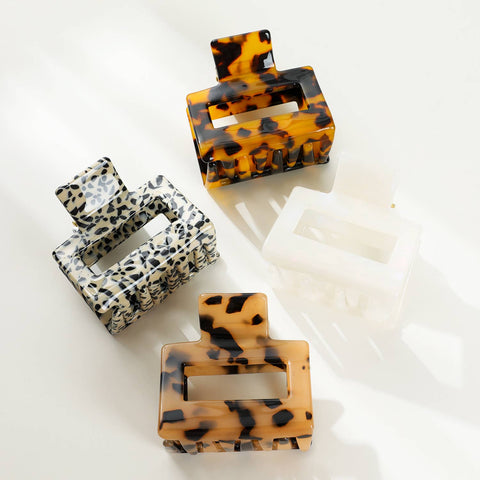 Simone Small Core | Classic Small Square Claw Clip