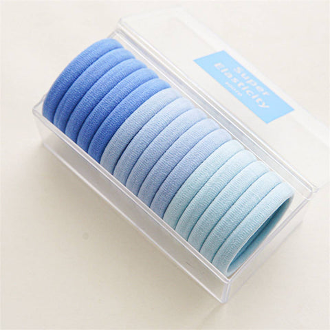 15PCS/BOX SUPER STRETCHY ELASTIC HAIR TIES_CWAHA0335