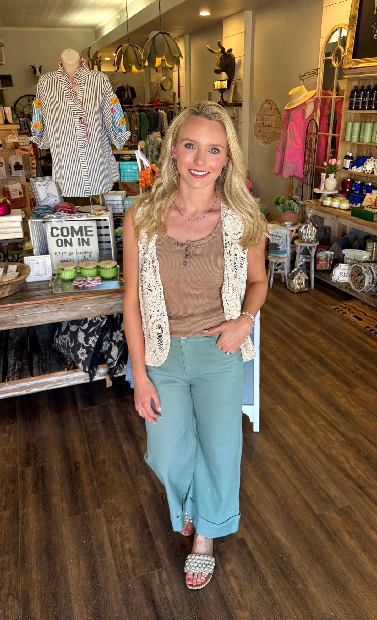 Ruffle Edge Tank