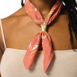 Luxury Cotton Voile Bandana – “Giddy Up” mantra