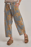 Mid Rise Floral Jean