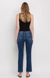 Mid Rise Ankle Straight
