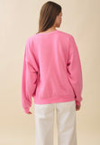 Pink Retro Stripe Sweatshirt