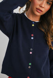 Cardigan with Button Detail