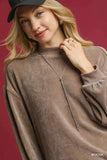 Velour Crewneck Sweatshirt