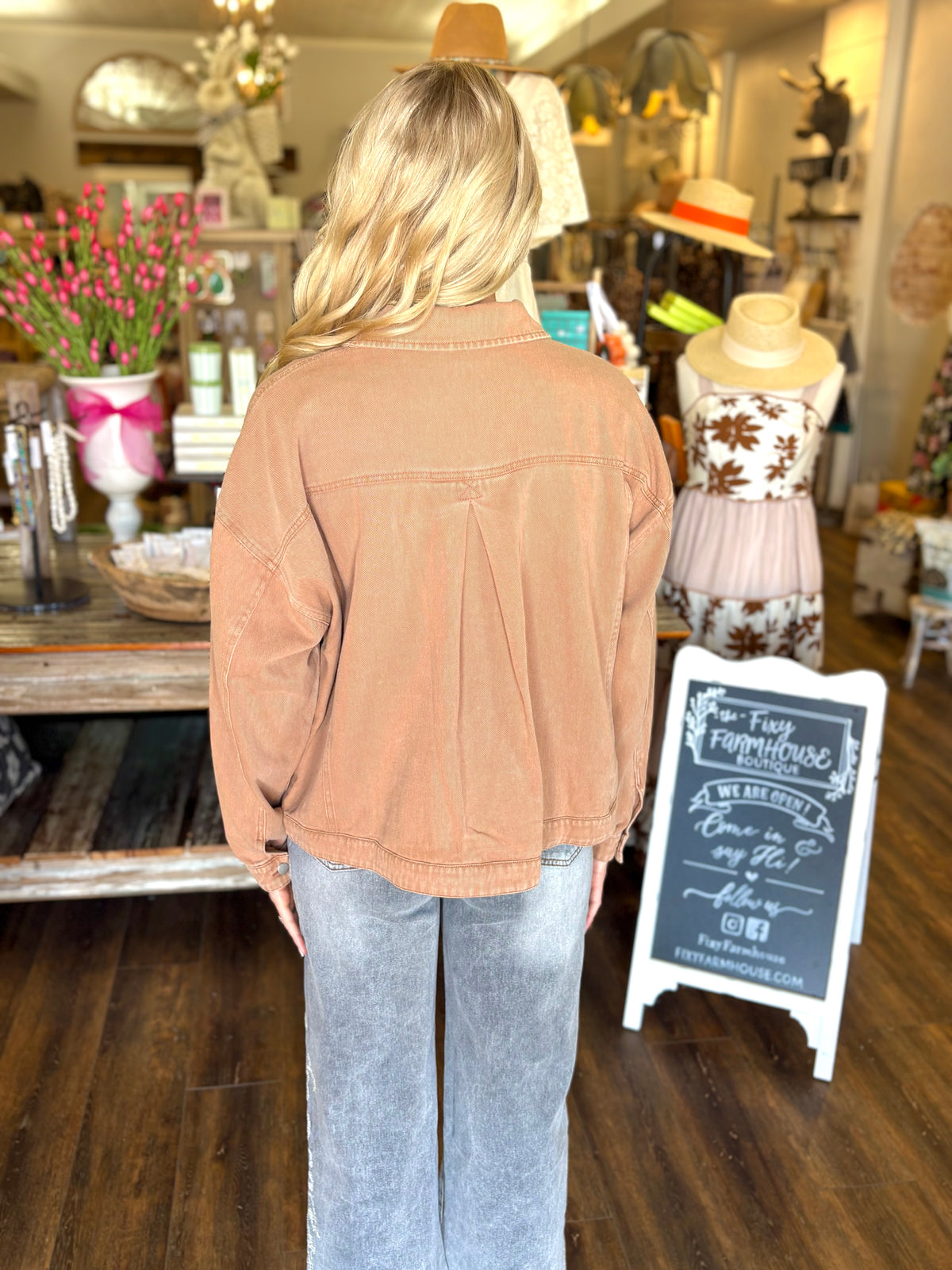 Mineral Washed Twill Jacket