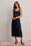 Floral Lace Midi Slip Dress