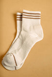 Soft Ankle Sock with Stripes