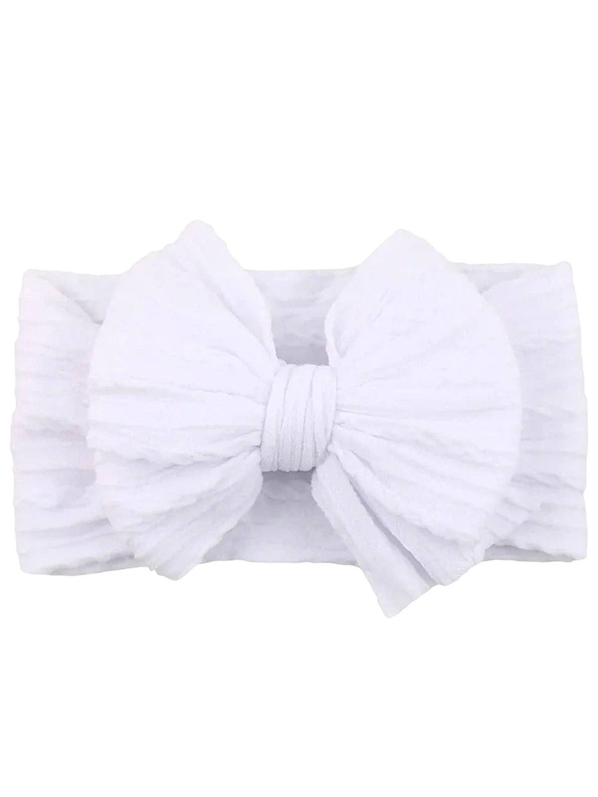 White Cable Bow