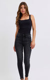 Judy Blue Black Mid-rise Skinny Jean