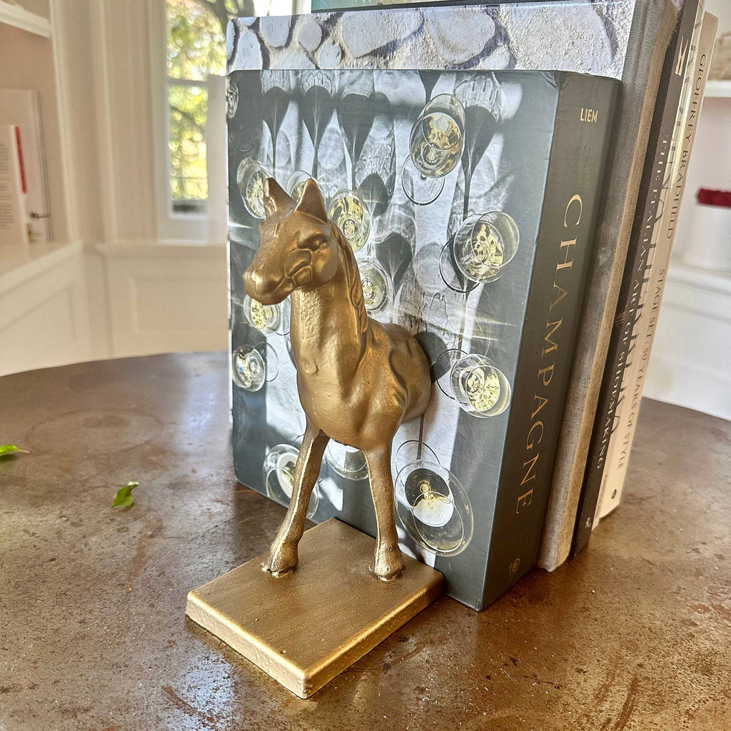 Fox Run Horse Decorative Bookend Set, 4.5" x 3.75" x 9"