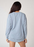 Campus Pullover in Faded Denim