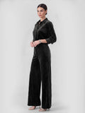 Velvet High Rise Wide Leg Pants
