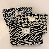 Leopard Print Makeup Bag Travel Toiletry Pouch