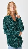 Velvet Button Down