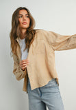 Striped Button Up Long Sleeve