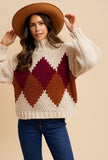Argyle Pattern Sweater