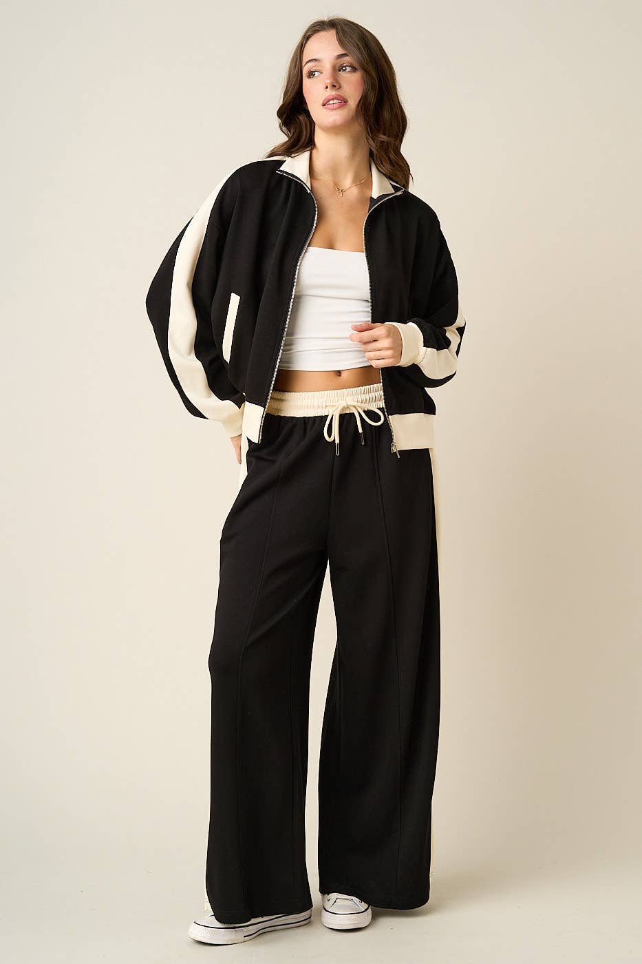 Cloud Knit Wide Leg Pants