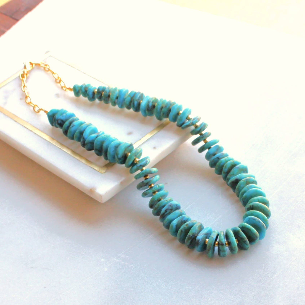 Canyon Water Turquoise Necklace