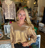 Puffed Long Sleeve Top