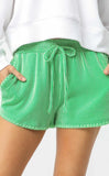 Green Casual Shorts
