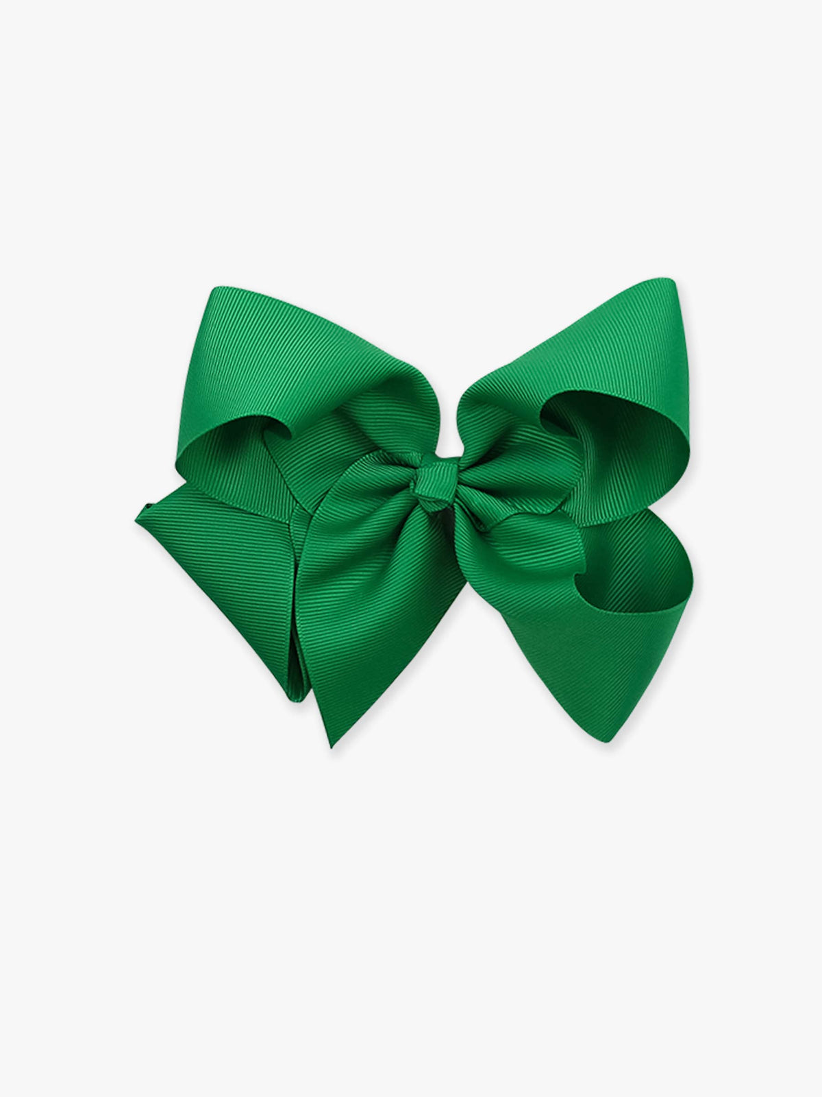 Girls Green Big Bow Hair Clip
