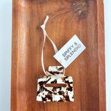 Carly Hair Claw - Cowhide // Clip