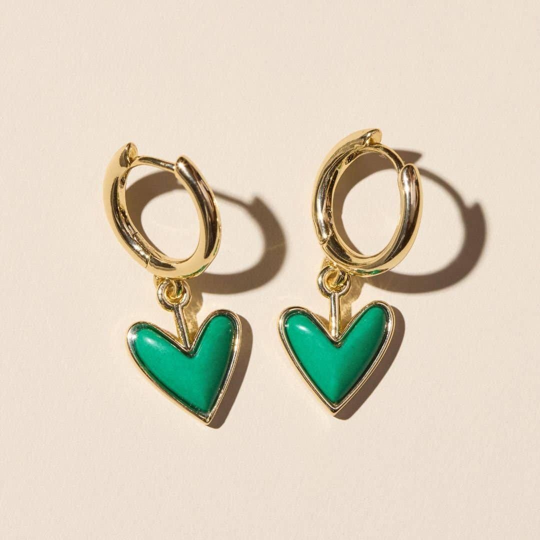 Green Stone Sweetheart Huggies