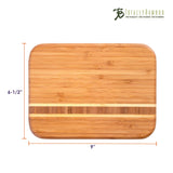 Barbados Bar Board, 9" Bamboo Cutting Board