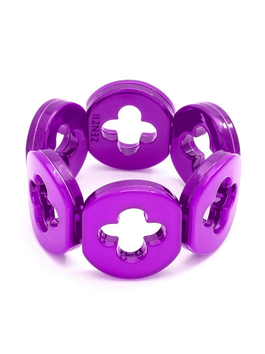 Zenzii Resin Clover Bracelet