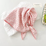 Multi-Use Retro Floral & Animal Print Square Bandana