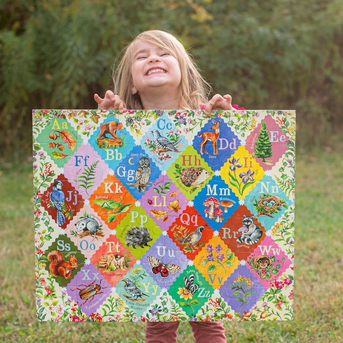 A is for Acorn 36 Piece Giant Puzzle