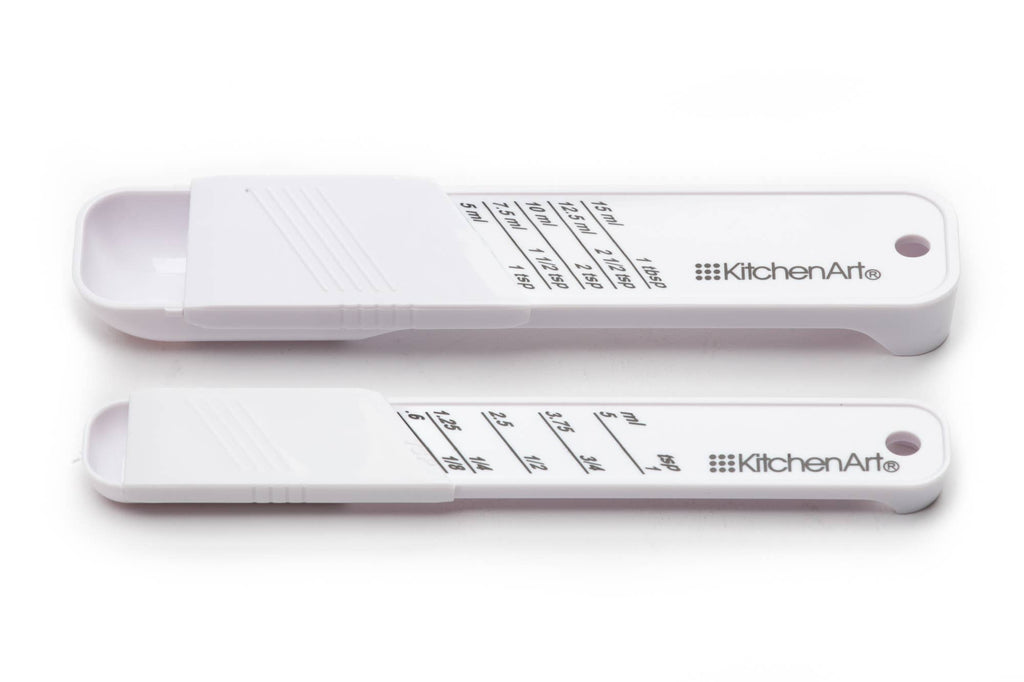 KitchenArt Adjustable Measuring Spoon Set, 2-Pieces
