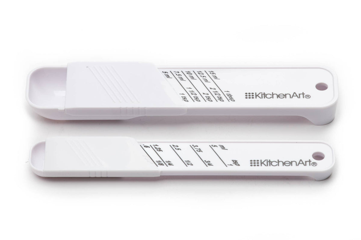 KitchenArt Adjustable Measuring Spoon Set, 2-Pieces