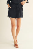 Scallop Embroidery Shorts