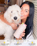 The Skinny Can Cooler [Blush Glitter]