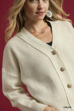 Button Front Knit Cardigan