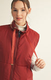 High Neck Puffer Vest