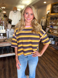 Striped Knit Top