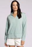 Collared Sweatshirt