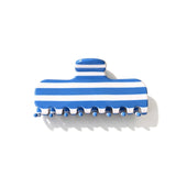 Horizontal Striped Acetate Hair Claw Clips