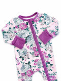 2-Way Zip Romper, Blissful Blossoms