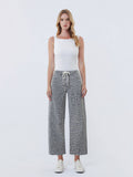 Vervet High Rise Leopard Barrel Pant