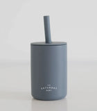 Baby Silicone Straw Cup